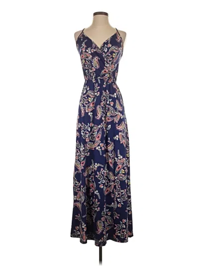 Pre-owned Assorted Brands Casual Dress In Blue