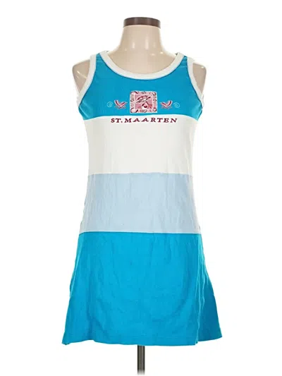 Pre-owned Assorted Brands Casual Dress In Blue