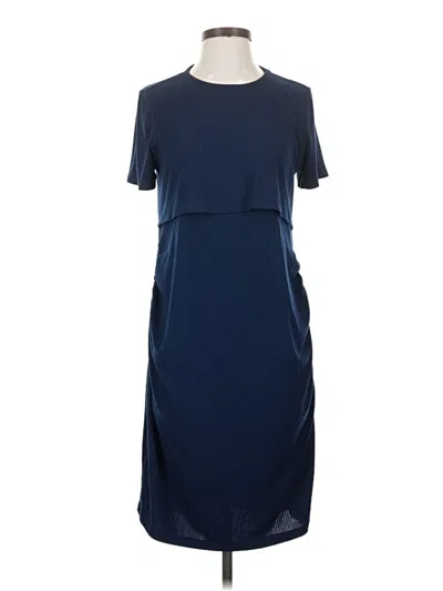Pre-owned Assorted Brands Casual Dress In Blue