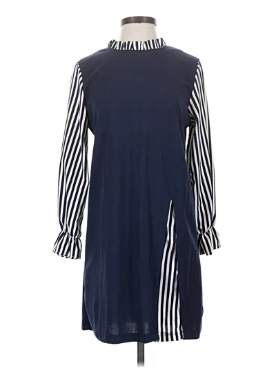 Pre-owned Assorted Brands Casual Dress In Blue