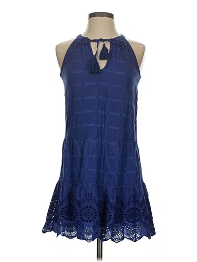 Pre-owned Assorted Brands Casual Dress In Blue
