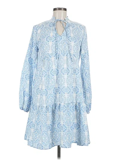 Pre-owned Assorted Brands Casual Dress In Blue