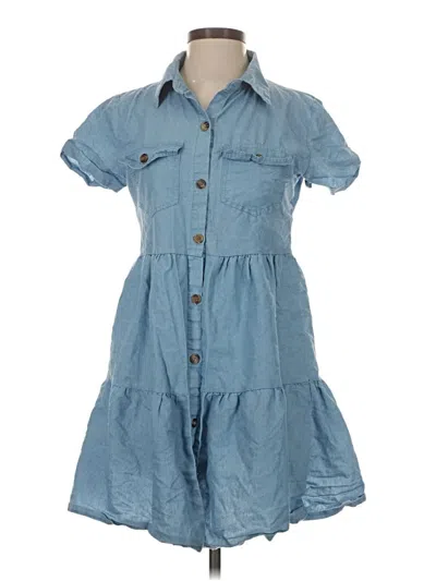 Pre-owned Assorted Brands Casual Dress In Blue