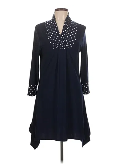 Pre-owned Assorted Brands Casual Dress In Blue