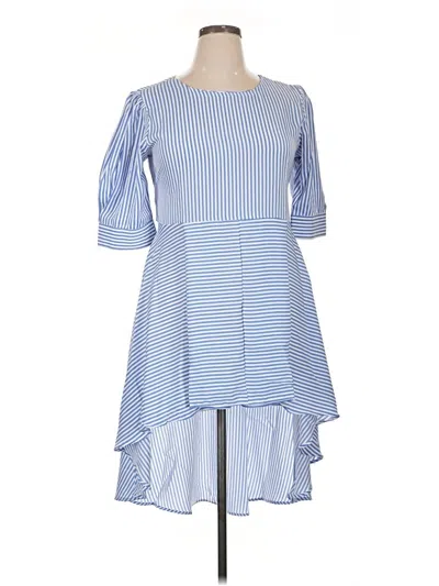 Pre-owned Assorted Brands Casual Dress In Blue