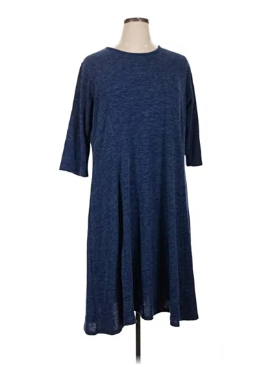 Pre-owned Assorted Brands Casual Dress In Blue