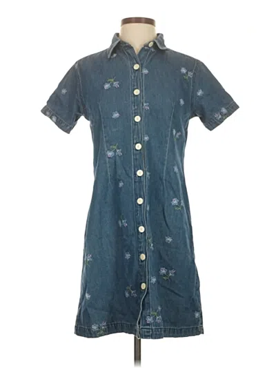 Pre-owned Assorted Brands Casual Dress In Blue