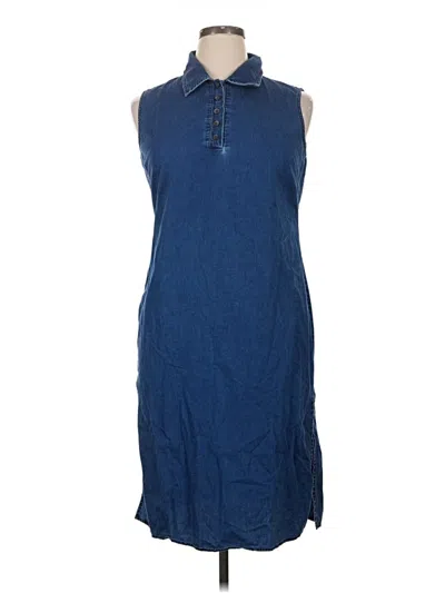 Pre-owned Assorted Brands Casual Dress In Blue