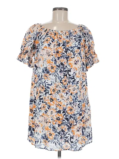 Pre-owned Assorted Brands Casual Dress In Blue