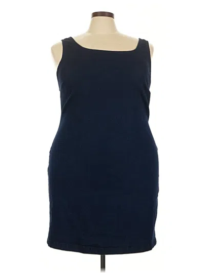 Assorted Brands Casual Dress In Blue