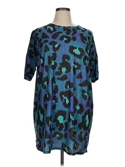 Pre-owned Assorted Brands Casual Dress In Blue