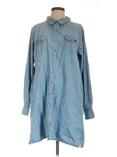 Pre-owned Assorted Brands Casual Dress In Blue