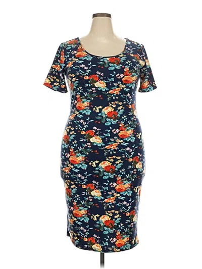 Pre-owned Assorted Brands Casual Dress In Blue