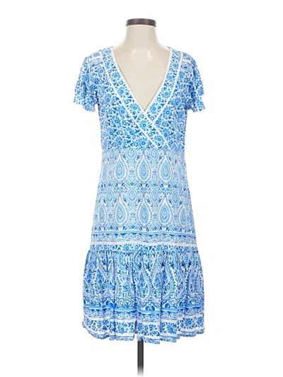 Pre-owned Assorted Brands Casual Dress In Blue