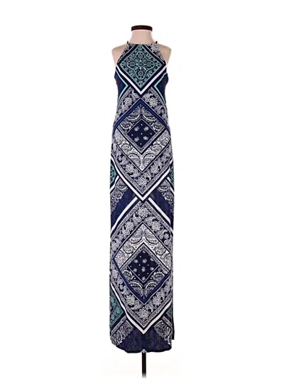 Pre-owned Assorted Brands Casual Dress In Blue