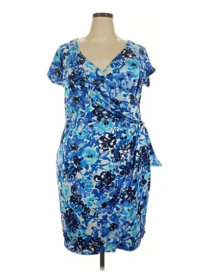 Pre-owned Assorted Brands Casual Dress In Blue