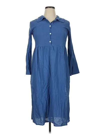 Assorted Brands Casual Dress In Blue