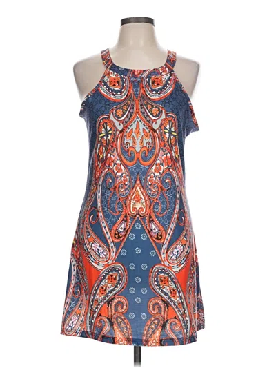 Pre-owned Assorted Brands Casual Dress In Blue