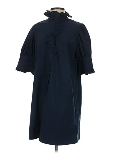 Pre-owned Assorted Brands Casual Dress In Blue