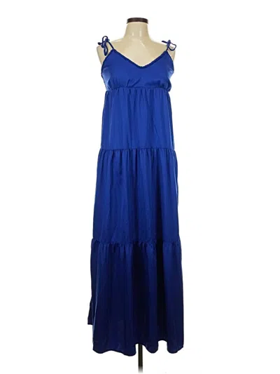 Pre-owned Assorted Brands Casual Dress In Blue