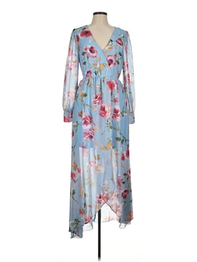 Pre-owned Assorted Brands Casual Dress In Blue