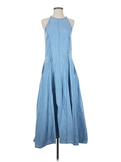 Pre-owned Assorted Brands Casual Dress In Blue