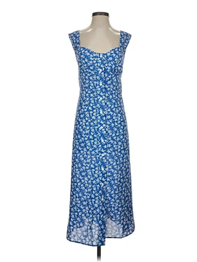 Pre-owned Assorted Brands Casual Dress In Blue