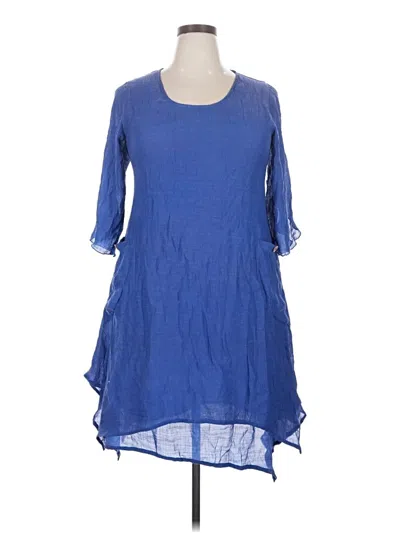 Pre-owned Assorted Brands Casual Dress In Blue