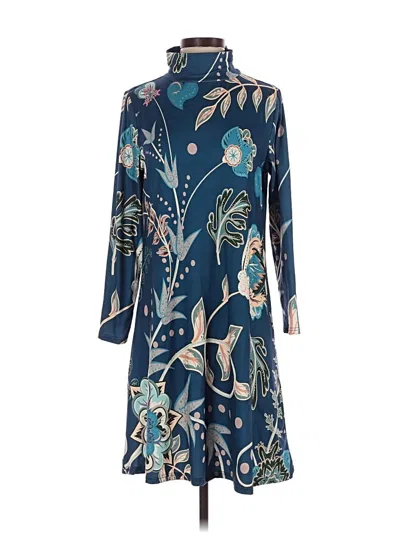 Pre-owned Assorted Brands Casual Dress In Blue