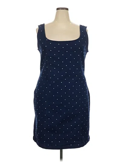 Pre-owned Assorted Brands Casual Dress In Blue