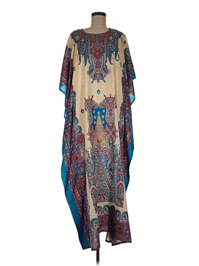 Pre-owned Assorted Brands Casual Dress In Blue