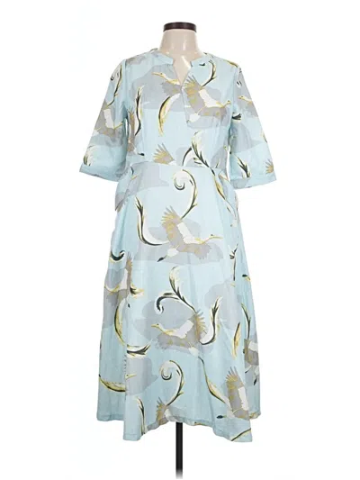 Pre-owned Assorted Brands Casual Dress In Blue