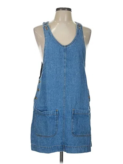 Pre-owned Assorted Brands Casual Dress In Blue