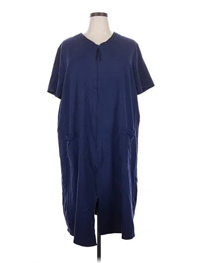 Pre-owned Assorted Brands Casual Dress In Blue