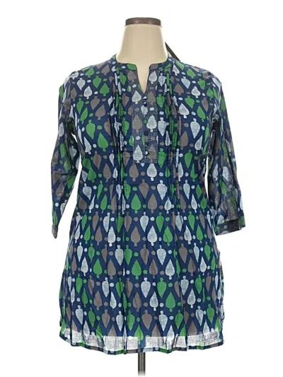 Pre-owned Assorted Brands Casual Dress In Blue