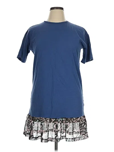 Pre-owned Assorted Brands Casual Dress In Blue