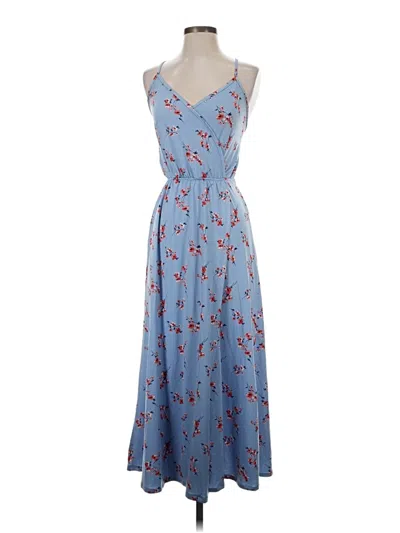 Pre-owned Assorted Brands Casual Dress In Blue