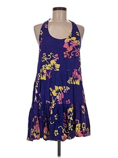 Pre-owned Assorted Brands Casual Dress In Blue