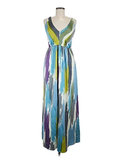 Pre-owned Assorted Brands Casual Dress In Blue