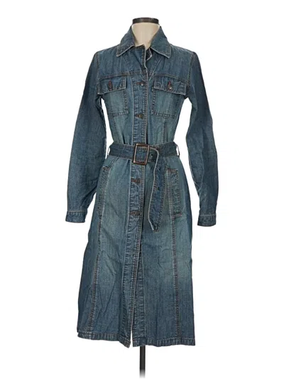 Pre-owned Assorted Brands Casual Dress In Blue