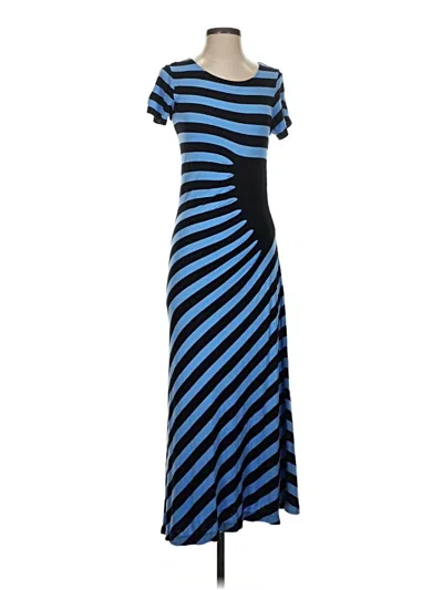 Pre-owned Assorted Brands Casual Dress In Blue