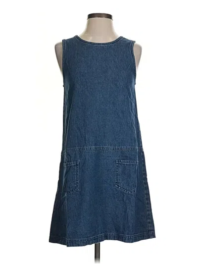 Pre-owned Assorted Brands Casual Dress In Blue