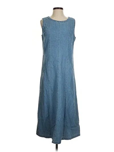 Pre-owned Assorted Brands Casual Dress In Blue