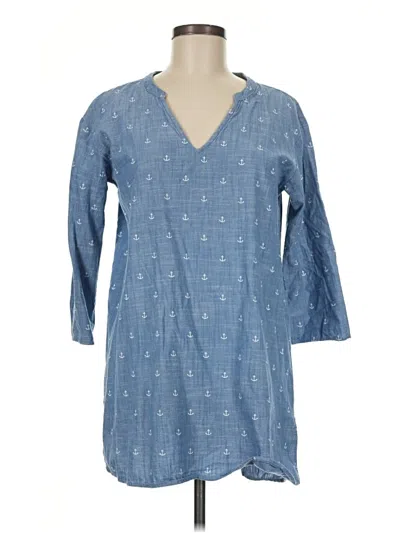 Pre-owned Assorted Brands Casual Dress In Blue