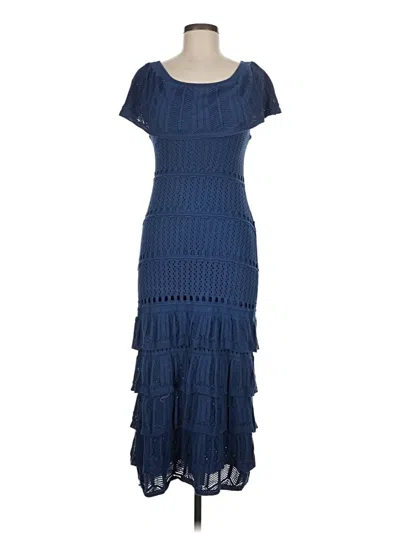 Pre-owned Assorted Brands Casual Dress In Blue