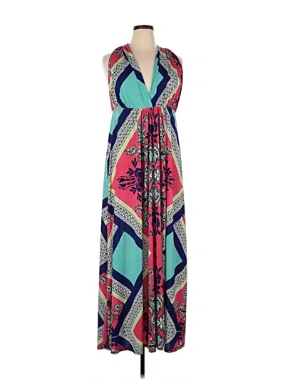 Pre-owned Assorted Brands Casual Dress In Blue