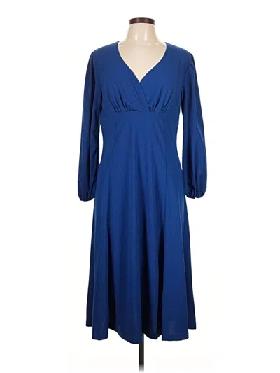 Pre-owned Assorted Brands Casual Dress In Blue
