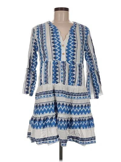 Pre-owned Assorted Brands Casual Dress In Blue