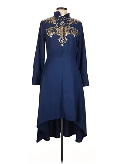 Pre-owned Assorted Brands Casual Dress In Blue