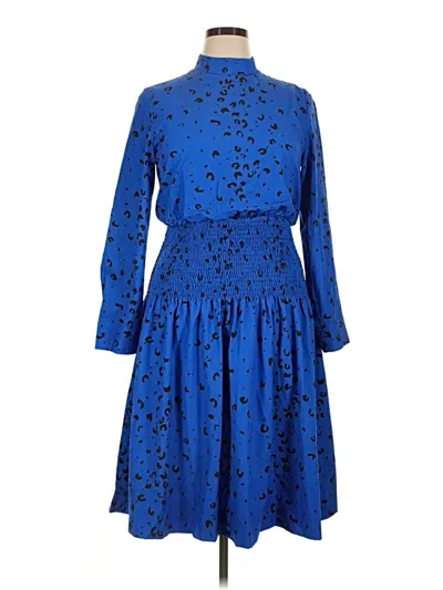 Pre-owned Assorted Brands Casual Dress In Blue